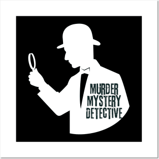 Murder Mystery Detective Posters and Art